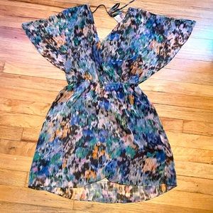 NEW Urban outfitters Kimchi blue multi summer lined dress size m medium NWT